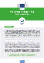 The Revised Annexes Of The EMAS Regulation